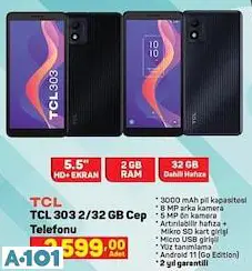 TCL 303 32 GB CEP TELEFONU TCL 303 32 GB CEP TELEFONU